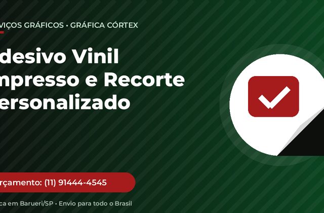 Adesivo Vinil Impresso e Recorte Personalizado