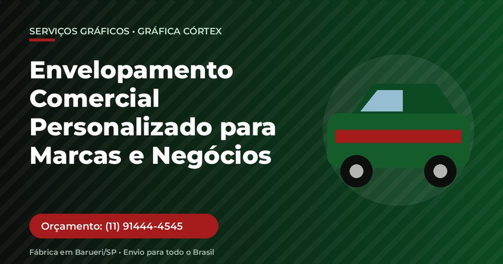 Envelopamento Comercial Personalizado para Marcas e Negócios